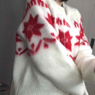 Winter Nordic Cozy Knit Zip-up
