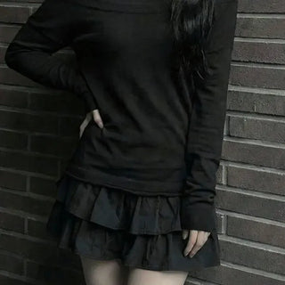 Urban Chic Sleeveless Off-Shoulder Loose Fit Knit Set