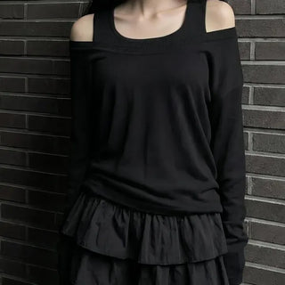 Urban Chic Sleeveless Off-Shoulder Loose Fit Knit Set
