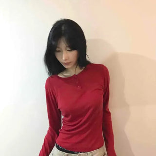 Some Basic Studded Point Long Sleeve T-shirt