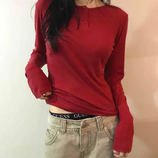 Some Basic Studded Point Long Sleeve T-shirt