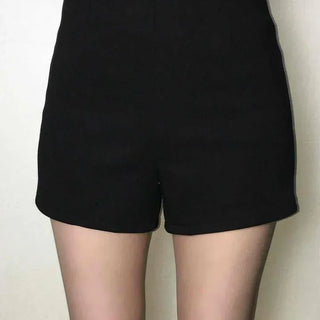 Hidden Zipper A-Line Tailored Shorts