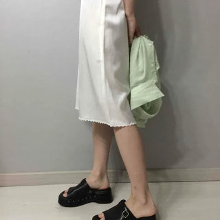 A-line Casual Daily Midi Skirt