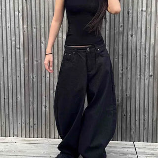 Loose-fit Studded Cargo Pocket Barrel Long Pants