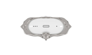 Bright Silver Bone Butterfly AirPodsPro1/2 protective cover