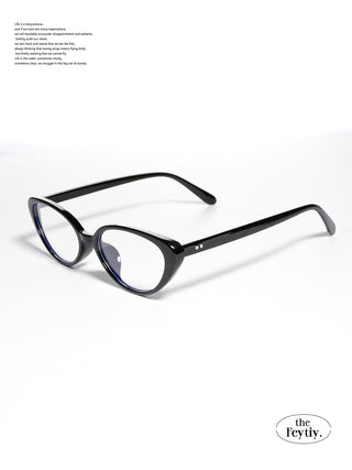 cranberry cat-eye glasses