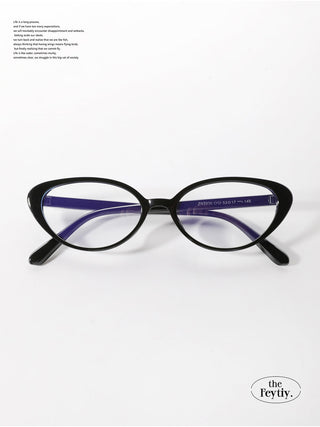 cranberry cat-eye glasses
