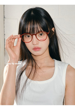 red round glasses