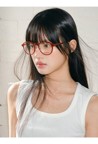 red round glasses