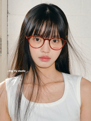 red round glasses