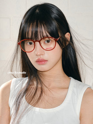 red round glasses