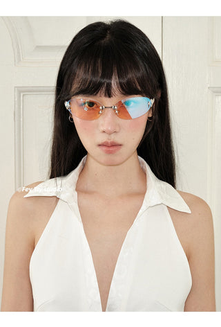 oval cat-eye sunglasses