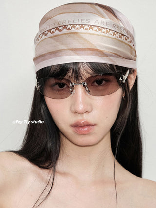 oval cat-eye sunglasses