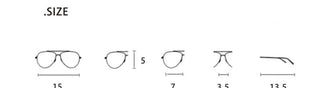 cat-eye optical glasses