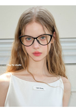 cat-eye optical glasses