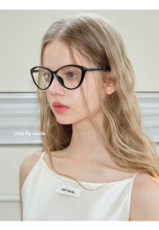 cat-eye optical glasses