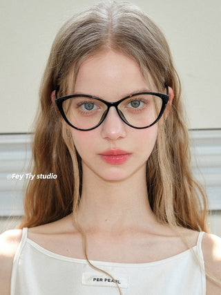 cat-eye optical glasses