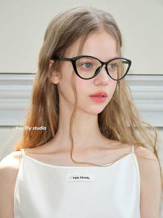 cat-eye optical glasses