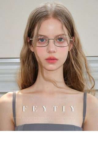 silver rectangular glasses