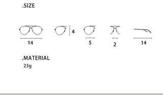 silver rectangular glasses