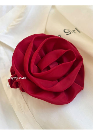 red rose hairband