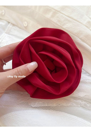 red rose hairband