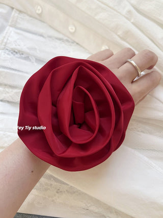 red rose hairband