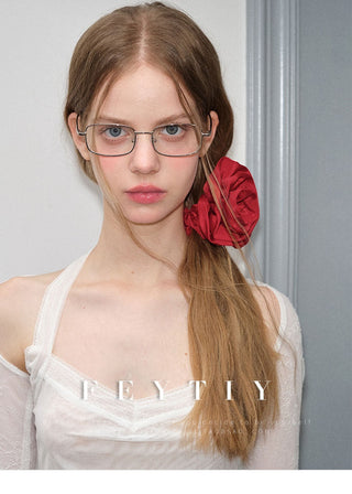 red rose hairband