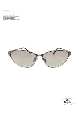 blue cat-eye sunglasses