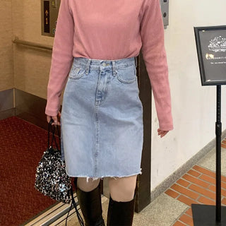Basic denim skirt