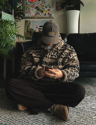 [Fleece-lined] Nordic Hooded Jumper (3 colors)
