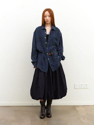 [NeverSeez] Strappy Spliced Midi Dress