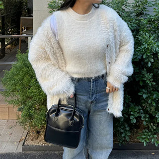 Fluffy Knit Ensemble