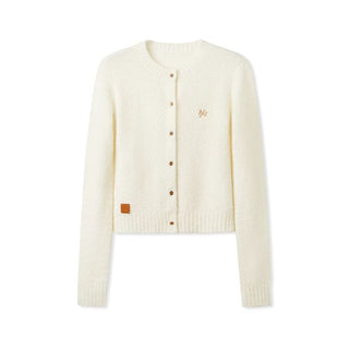 [NOTAWEAR] Wool Blend Loop Yarn Knit  Cardigan