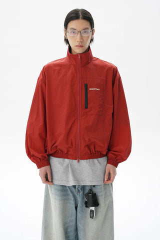 [MASONPRINCE] Lightweight Nylon Stand Collar Jacket