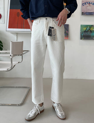 Kaihara Off-White Denim Pants (YKK)