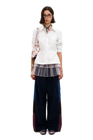 [Moromoro2] Lace Bar Blocked Sport  Jacket/Pants