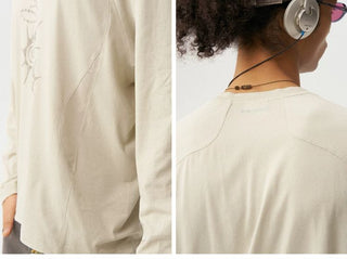 [Monterest] Waffle Knit Quick-Dry Long Sleeve Tee