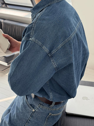Toffee Western Denim Shirt