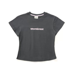 [Monterest] Quick-Dry Antibacterial Logo Crewneck Tee