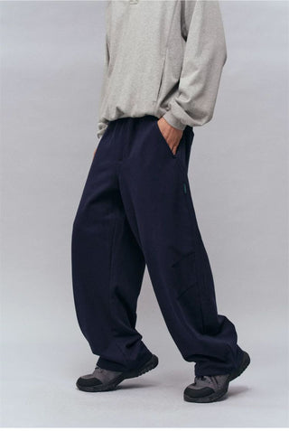 [Monterest] Relaxed Fit Drawstring Knit Sweatpants