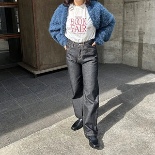Straight-leg jeans