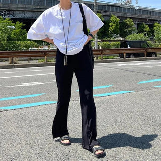 Bootcut slim pants