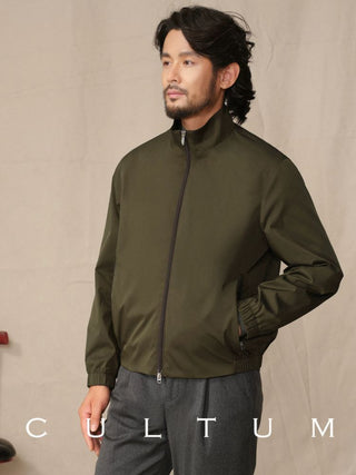 [CULTUM] Water-Resistant Stand Collar Jacket