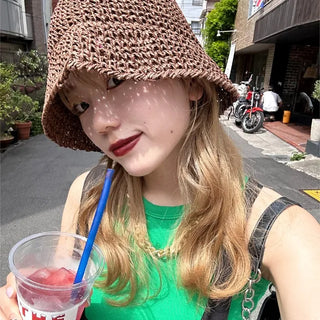 Rattan Bucket Hat