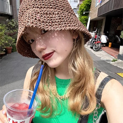 Rattan Bucket Hat