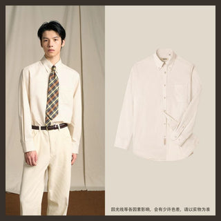 [CULTUM] Brushed Cotton OCBD Shirt