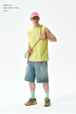 [Monterest] Quick-Dry Antibacterial Relaxed Tank Top