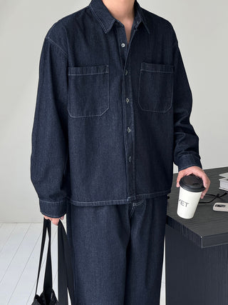 Thomas Raw Denim Shirt