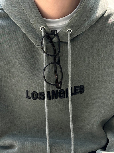 Mini LA Embroidery Pigment Hoodie